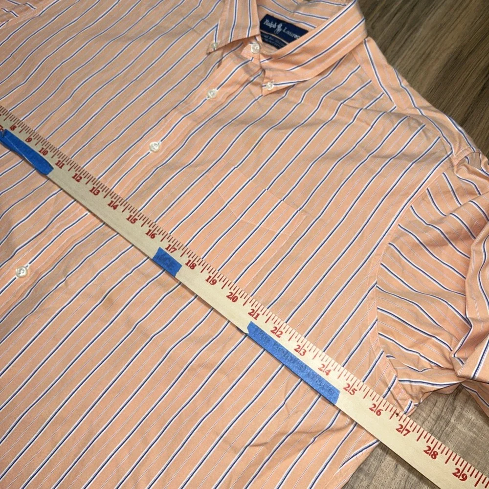 Polo Ralph Lauren Vintage Button Down 100%‎ Two Ply Cotton Men's XL
